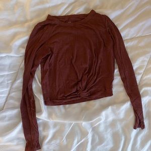 American Eagle Ribbed Long Sleeve